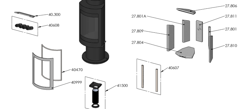 Cylon MkII - Exploded view